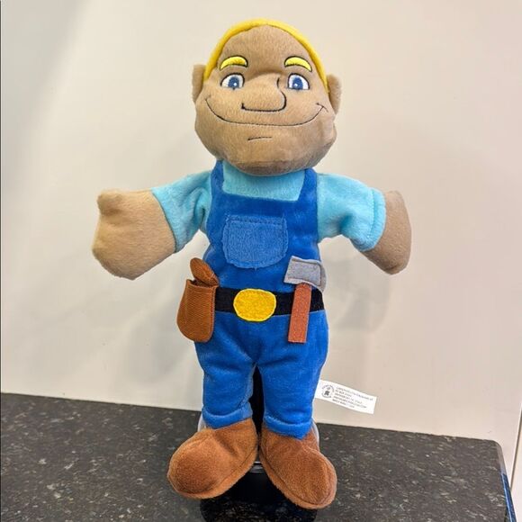 Carson-Dellosa Construction Worker/ Builder Puppet- Blue & Brown . Size 11” - Picture 1 of 10
